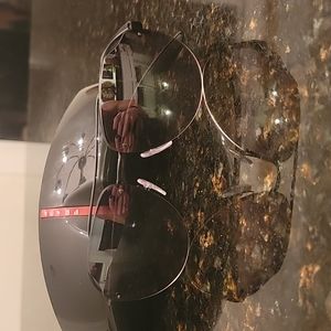 NEW prada Linea Rossa gray gradiant